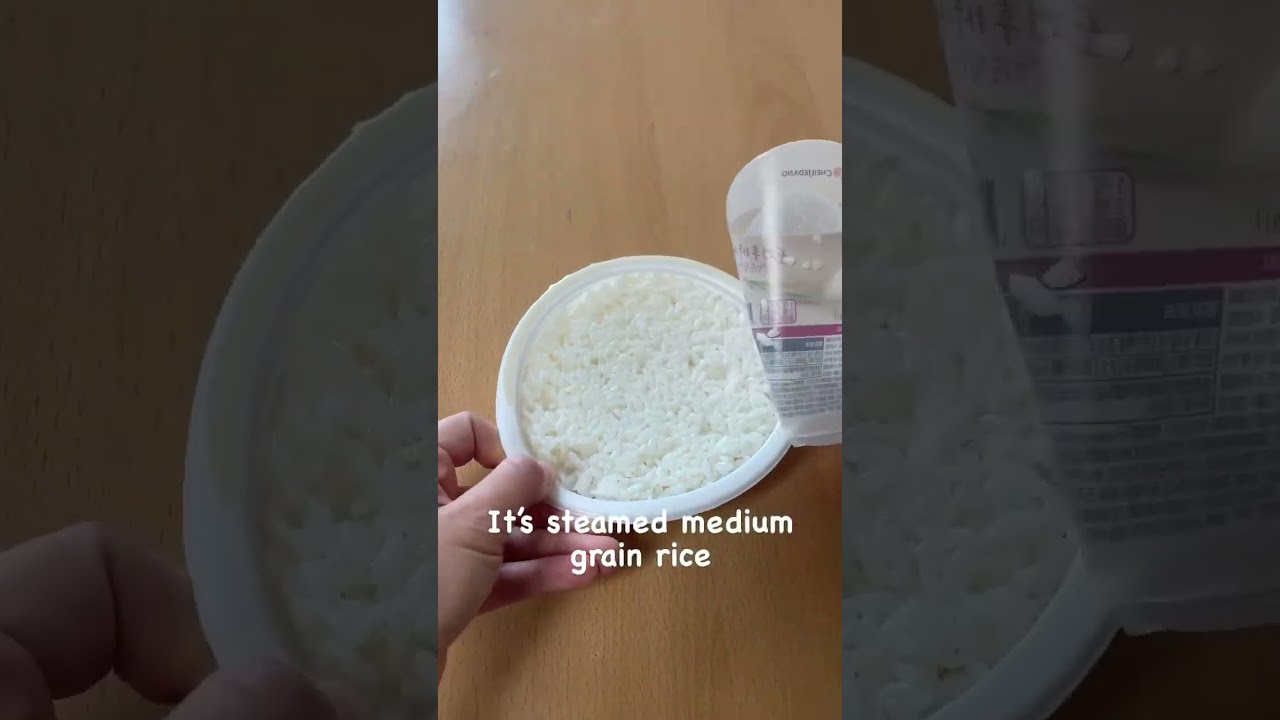 Korean instant instant rice. #shorts #viral #southkorea