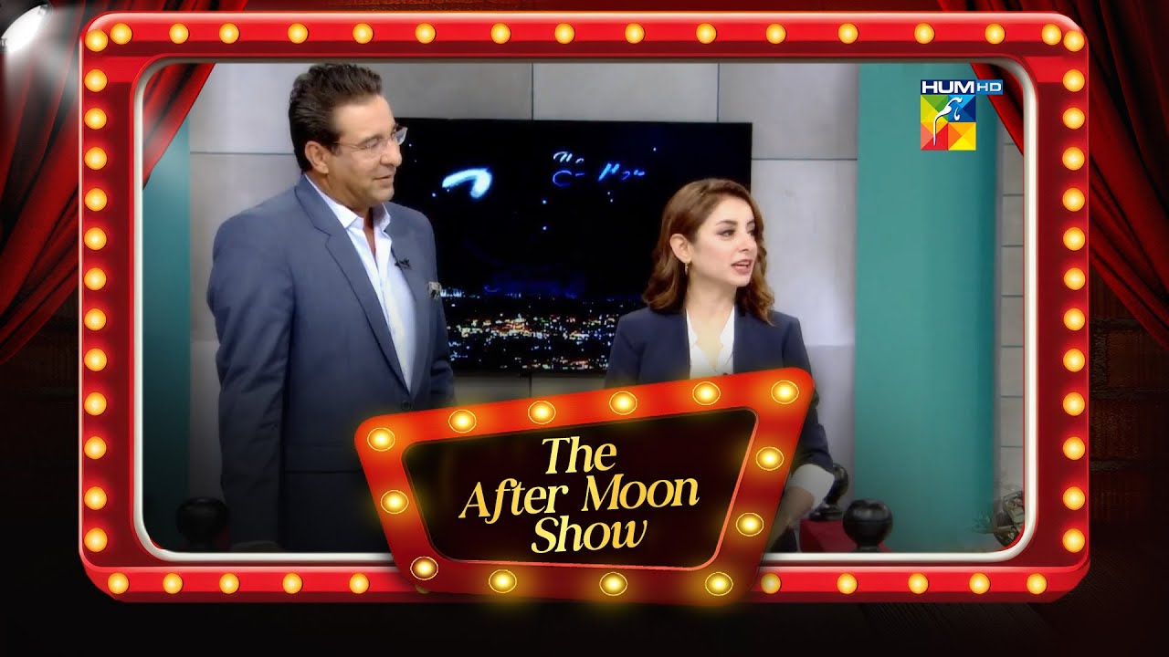 Sarwat Gilani & Wasim Akram [ Fun chat ] The After Moon Show With Yasir | S02 | HUM Comedy