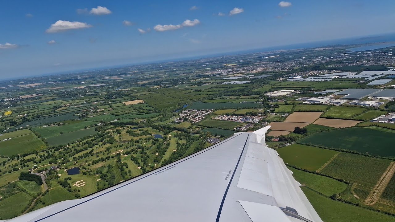 Swiss Air Airbus A321 take off  at Dublin Airport (DUB)