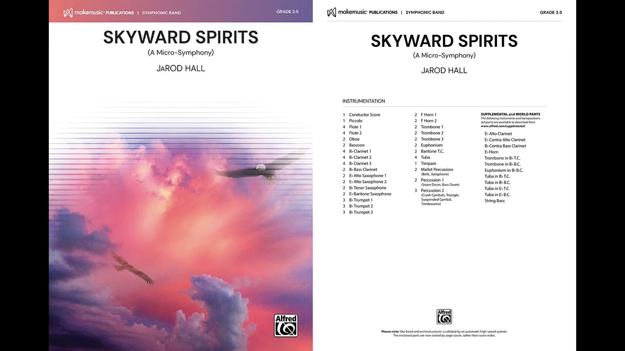 Skyward Spirits, by JaRod Hall – Score & Sound