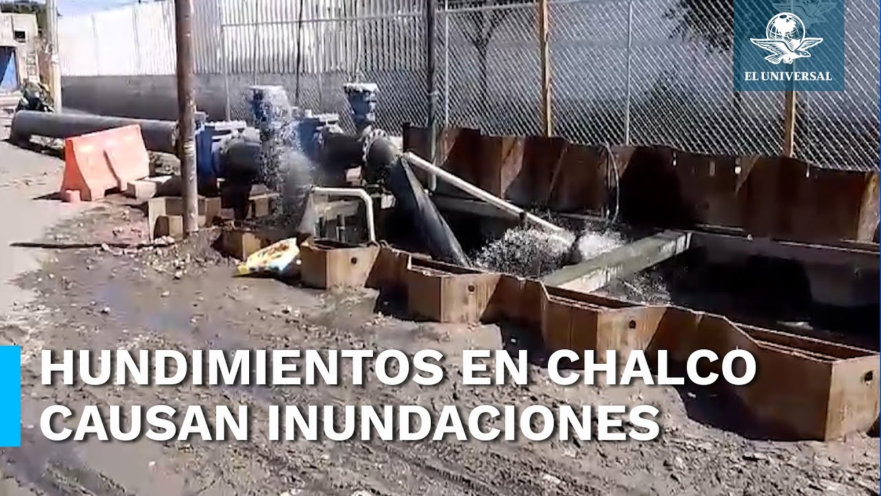 Mil 800 viviendas afectadas por hundimientos en Chalco