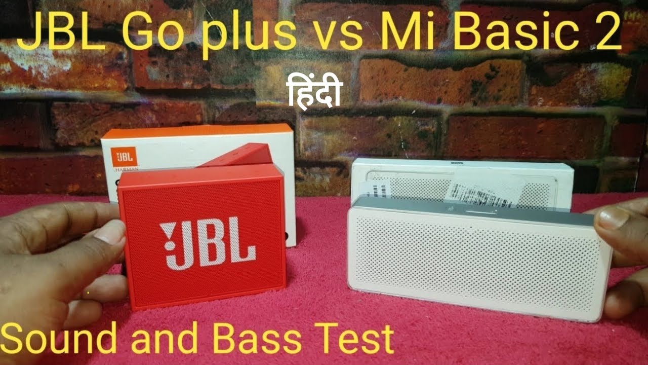 JBL Go Plus vs Mi basic 2 Bluetooth speaker sound test and Bass test full comparison