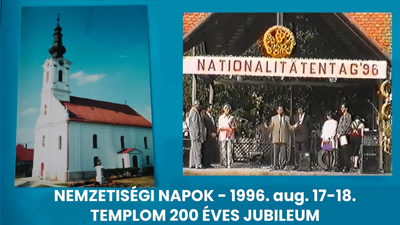 Gy&ouml;rk&ouml;ny 1996 - Nemzetis&eacute;gi napok, templom 200 &eacute;ves jubileuma