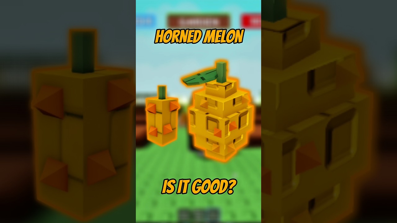 А рогатая дыня хороша? #growagarden #growagardenroblox #growagardentips #shorts