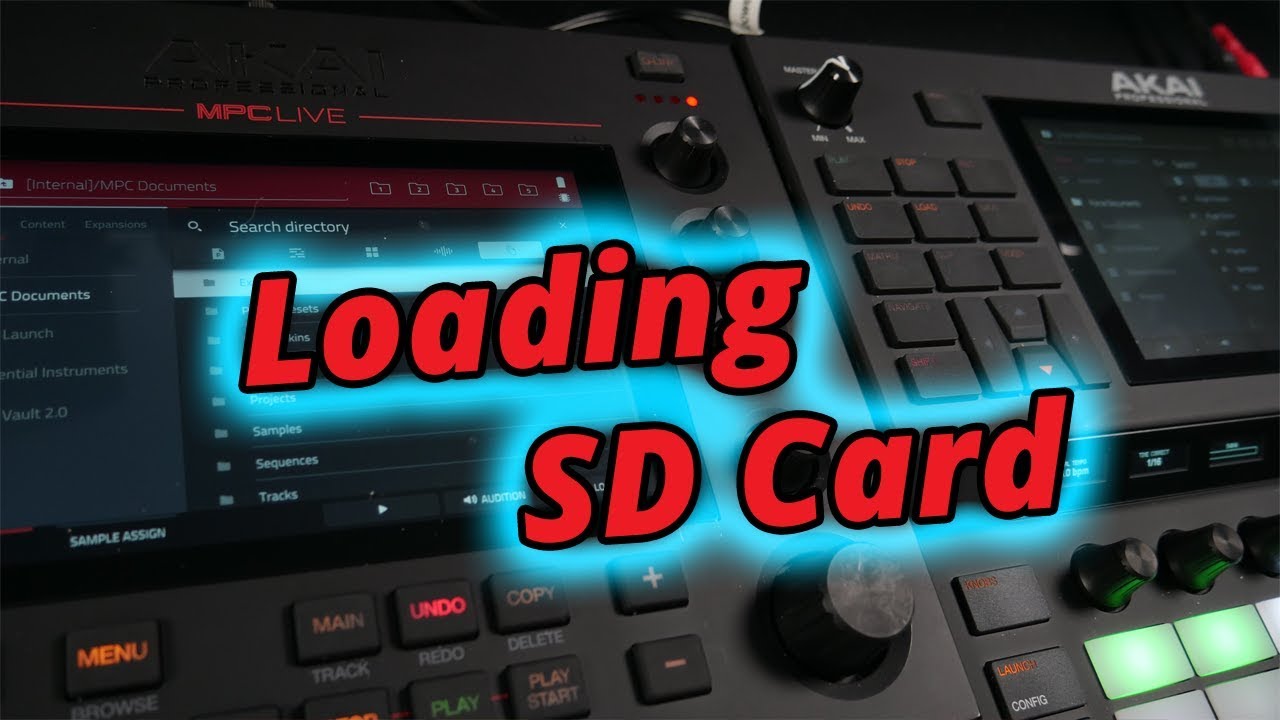 Akai Force Vs Mpc Live - Loading MPC SD Card into Akai Force