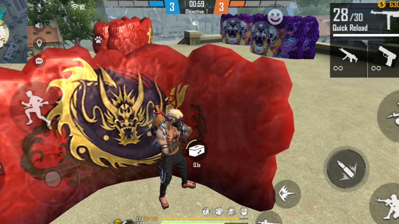 1vs1 custom Cg Gamer Gareena Free Fire