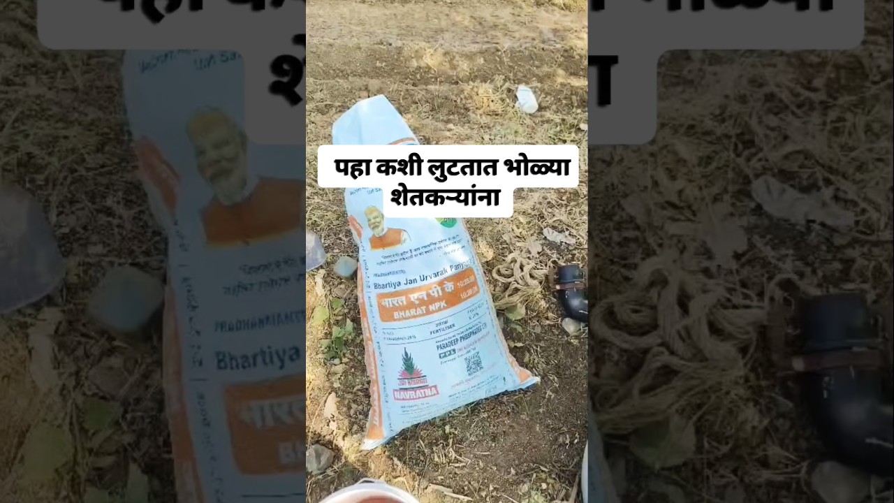 भोळ्या शेतकऱ्यांना कसे फसवतात पहा 