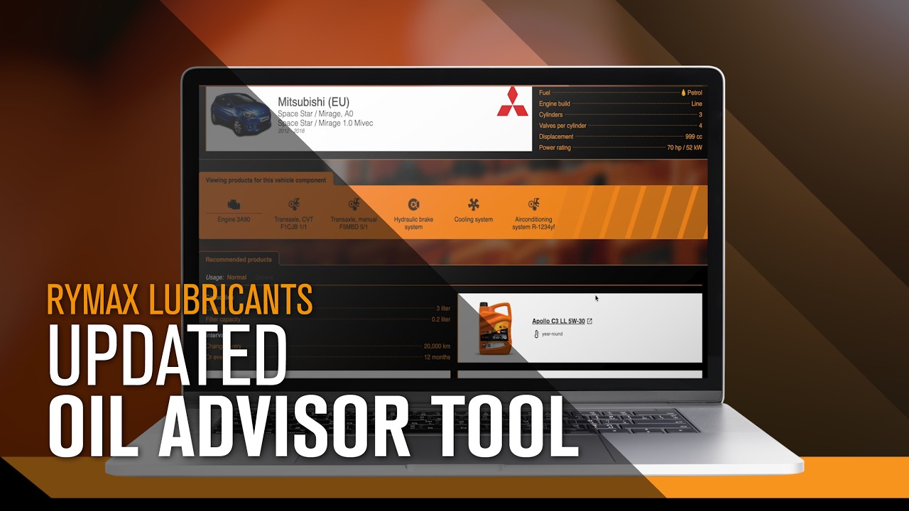 Rymax Lubricants | Update Oil Advisor Tool
