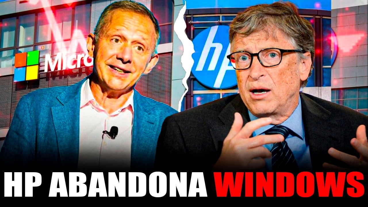Bill Gates En P&Aacute;NICO Mientras HP ABANDONA Windows En Sus Nuevos PCs