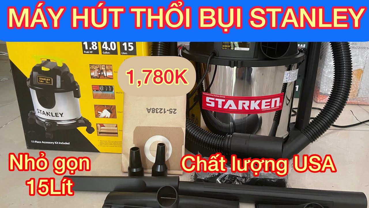 Máy hút thổi bụi gia đình Stanley USA