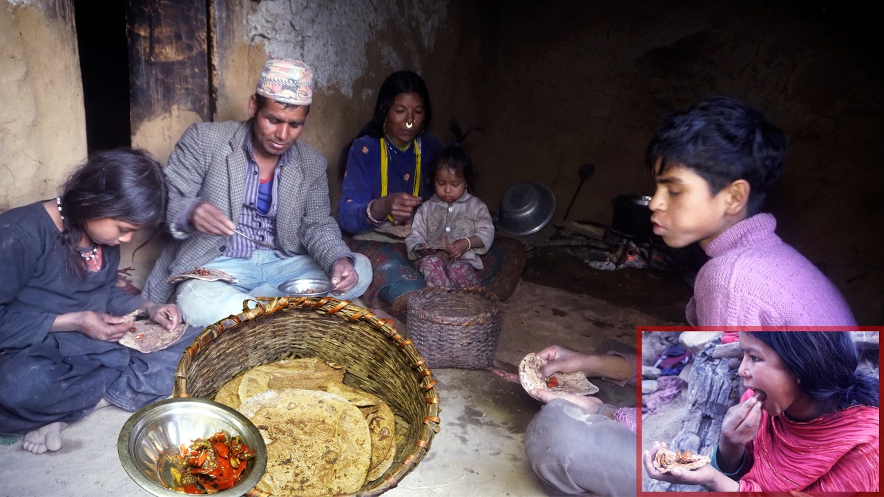 dharme brother family FOOD || rural Nepal || life in rural Nepal || village life ||