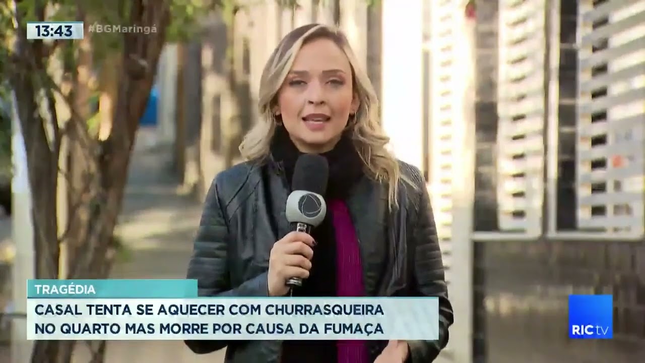 Casal tenta se aquecer com churrasqueira no quarto mas morre por causa da fumaça