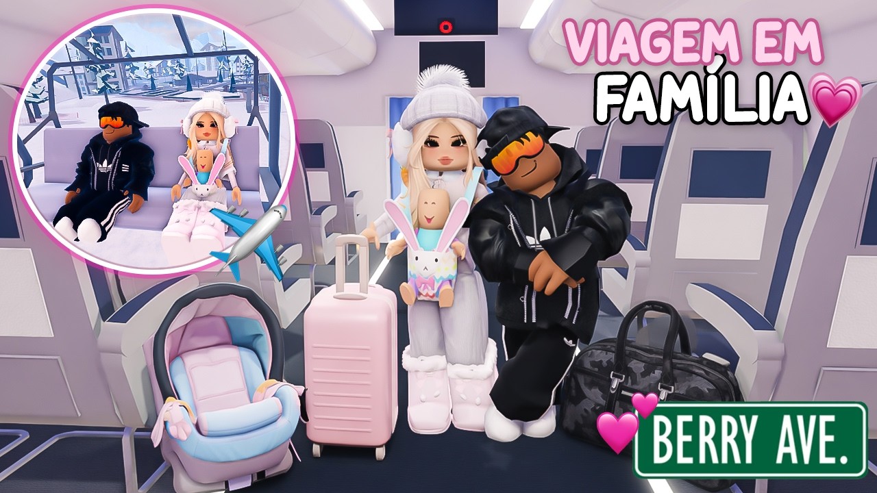 EU E MEU NAMORADO VIAJAMOS PRA SUIÇA COM NOSSO FILHO em BERRY AVENUE! ✈👨‍👩‍👦