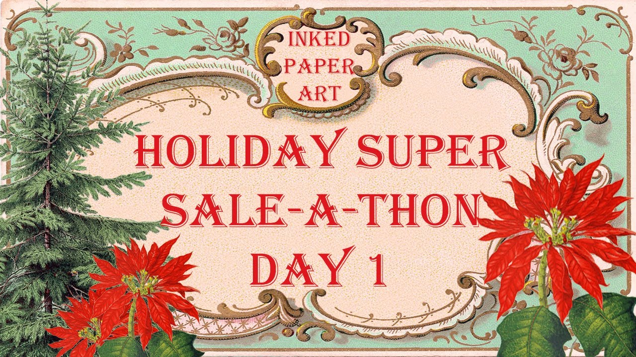🔴LIVE SALE Day 1 INSANE Holiday Super Sale! Rare French Ephemera & Antique Art Treasures LIVE!!!