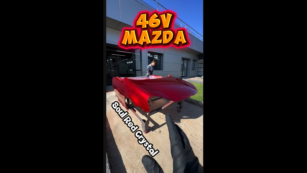 ¿QUÉ HACE TAN ESPECIAL Y TAN TEMIDO AL 46V DE MAZDA? Soul Red Crystal color difícil Mazda SERLAP