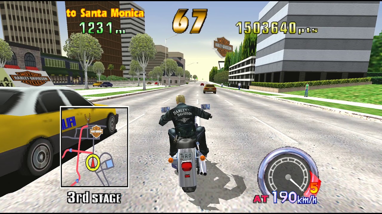 Harley-Davidson and L.A. Riders [Arcade Game 1080p] - Gameplay ★ Supermodel 3 SVN 787