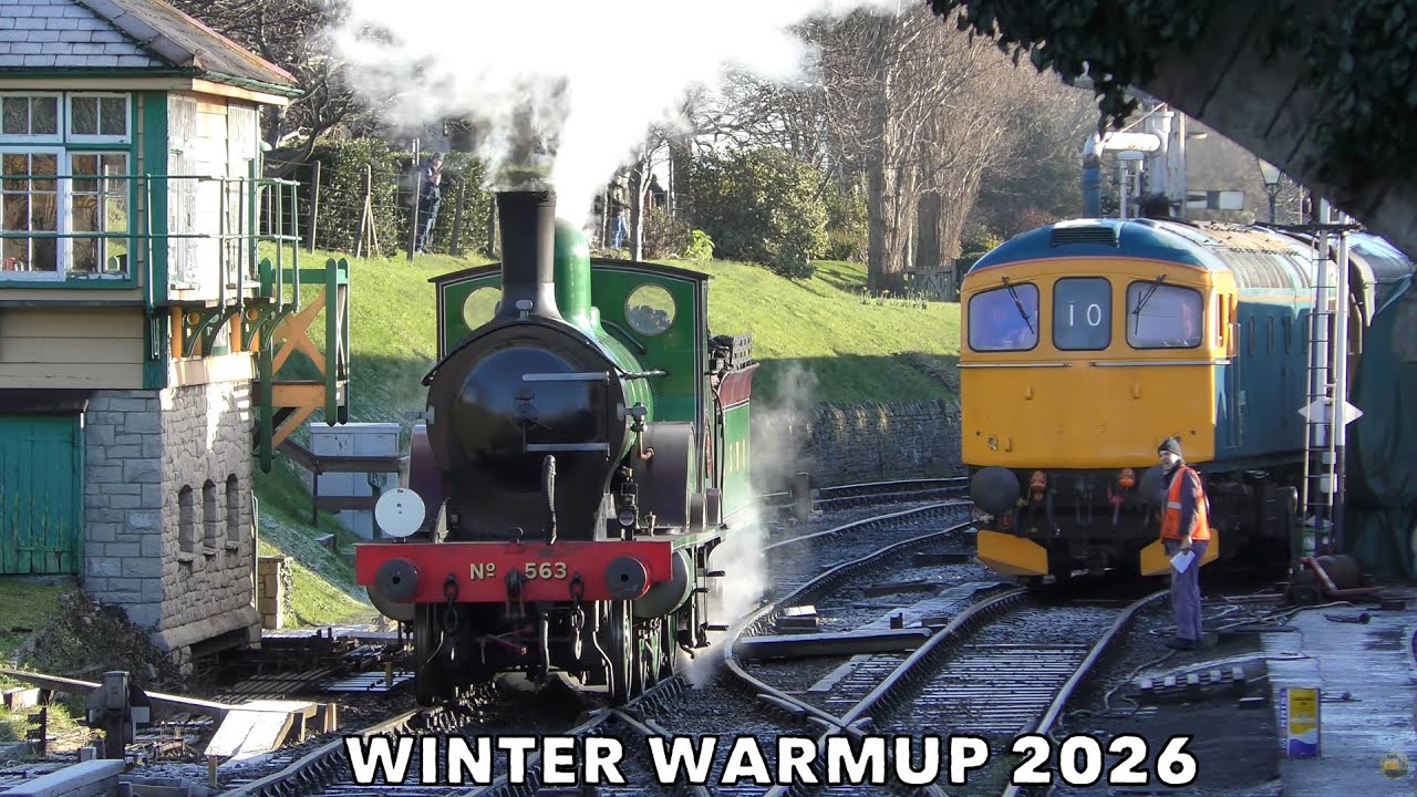 'Winter Warmup' at Swanage Railway (03/01/26)