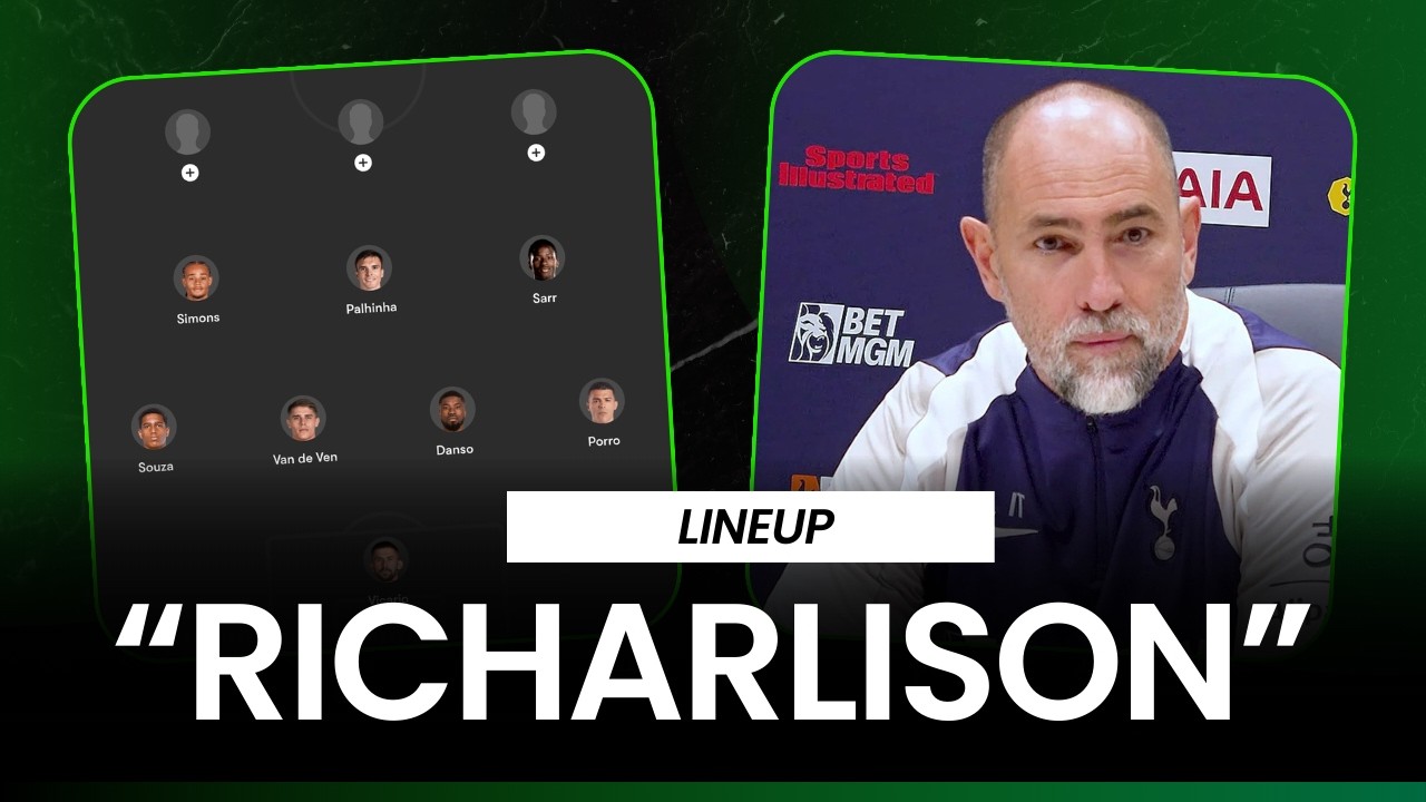 SPURS'S LINEUP TO AVOID RELEGATION AND BEAT CRYSTAL PALACE!