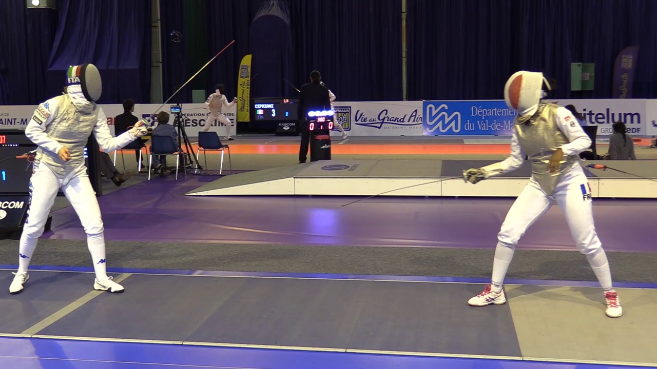 Fencing Coupe du Monde fleuret seniores dames T32 Errigo Blaze Novembre St Maur 2016