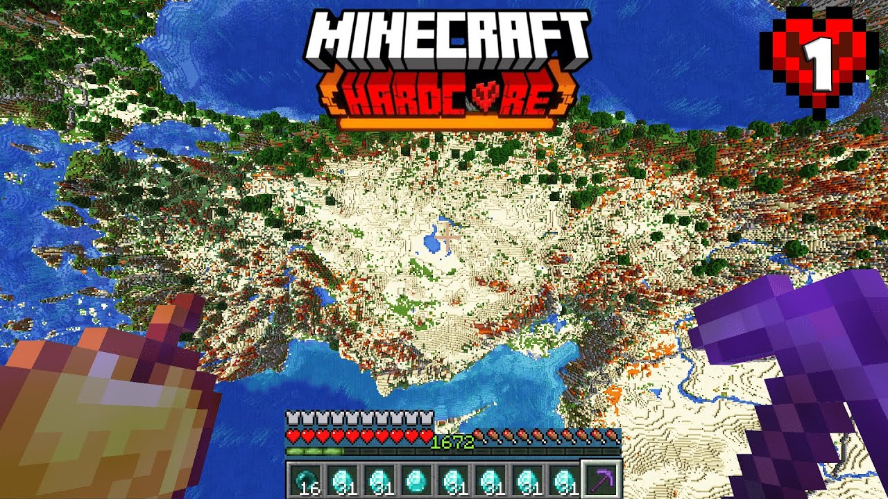 T&uuml;rkiye Haritasında M&Uuml;KEMMEL BAŞLANGI&Ccedil;! | Minecraft Hardcore