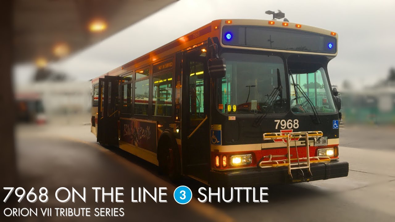 TTC 2006 Orion VII #7968 | Line 3 Shuttle Southbound | Orion VII Retirement Series