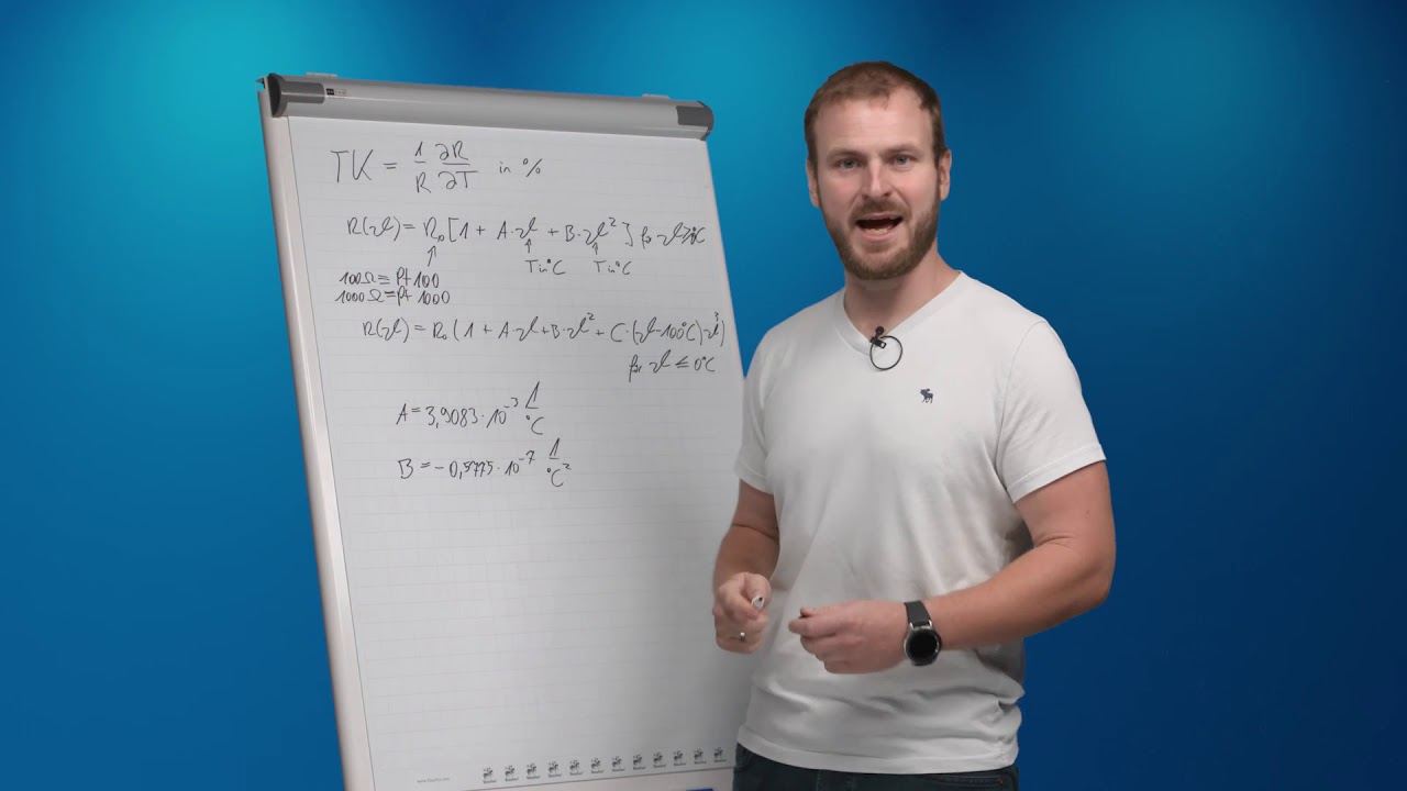 Platin Widerstand, Temperatur, Pt100, Pt1000, Kennlinie, Linearisierung | Prof. Griesbauer