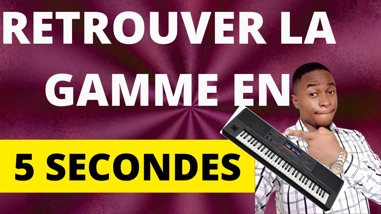 Retrouver la gamme d'un chant au synthé