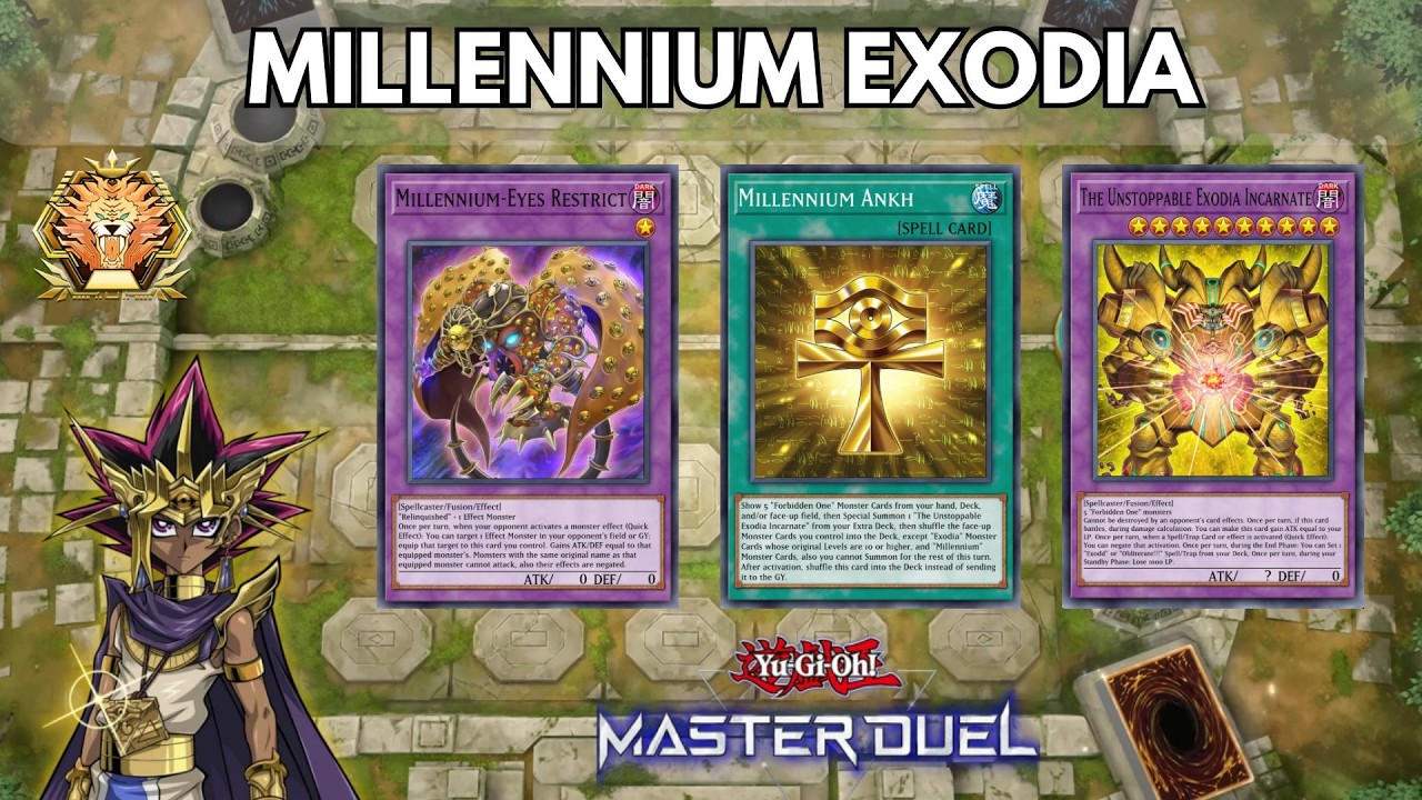 BEST Millennium Deck! - Exodia Obliterates the META!! | Yu-Gi-Oh Master Duel
