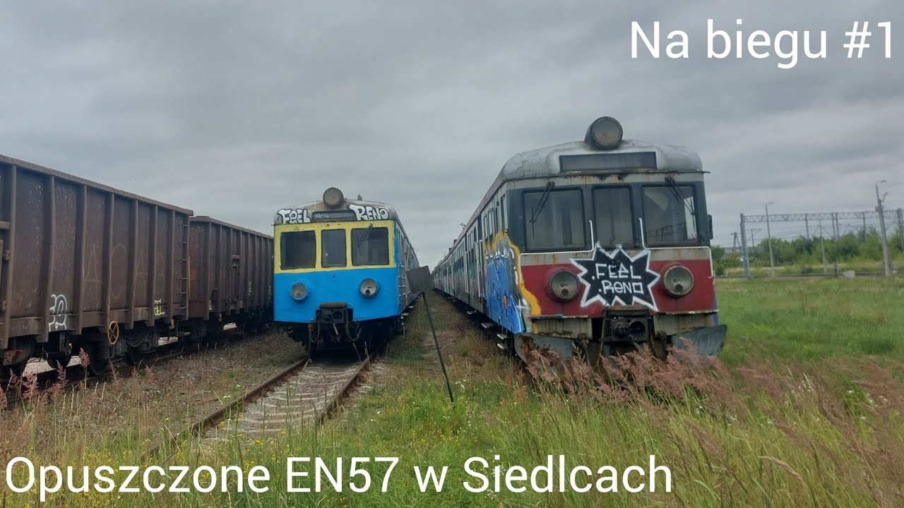 Wycieczka do Siedlec do opuszczonych pociagów EN57. Na biegu #1