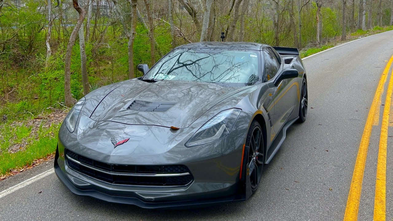 Drifting a 800HP C7 CORVETTE at HIGH SPEED  / 4K & Raw sound .