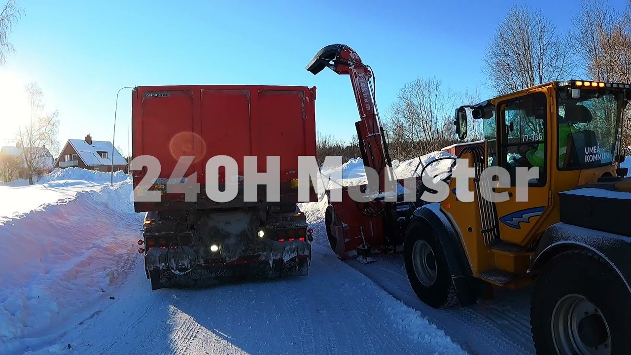Tokvam F240H Monster |Verdens største serieproduserte hydrauliske snøfres.
