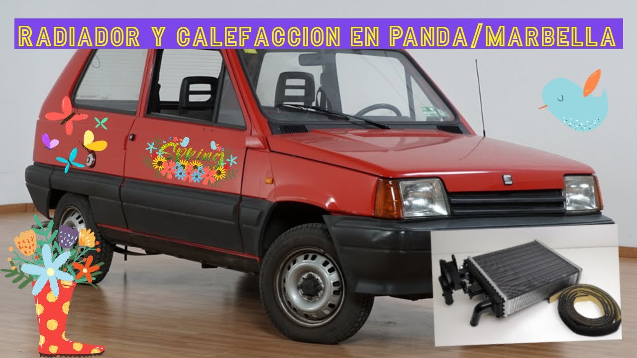 Seat Marbella. Reparación radiador y calefacción