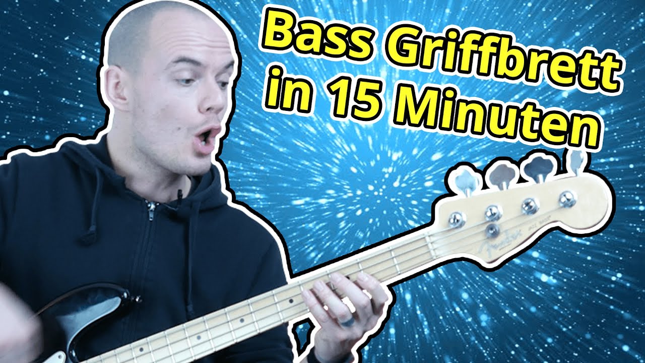 Bass lernen - Lerne dein ganzes Griffbrett in 15 Minuten!