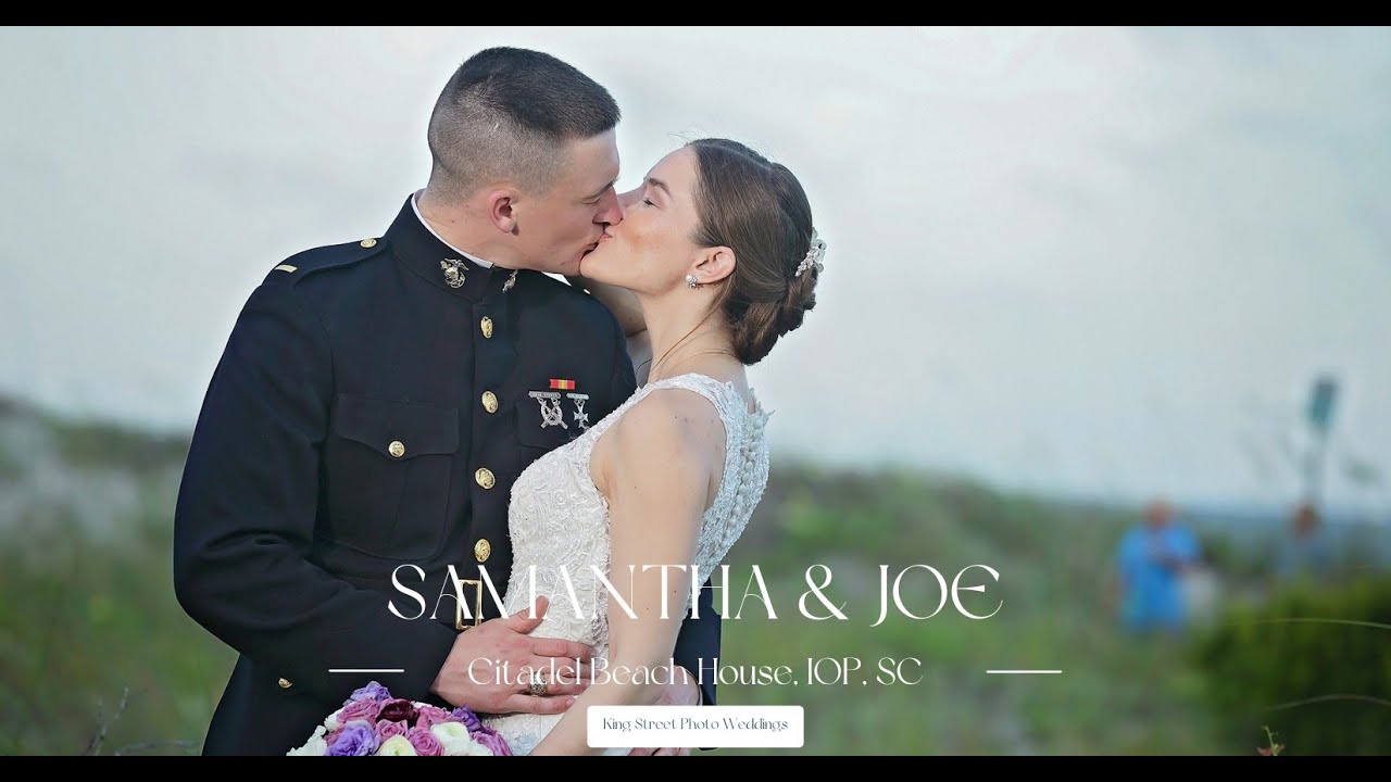 Samantha & Joe Wedding Highlight Video Citadel Summerall Chapel & The Citadel Beach Club