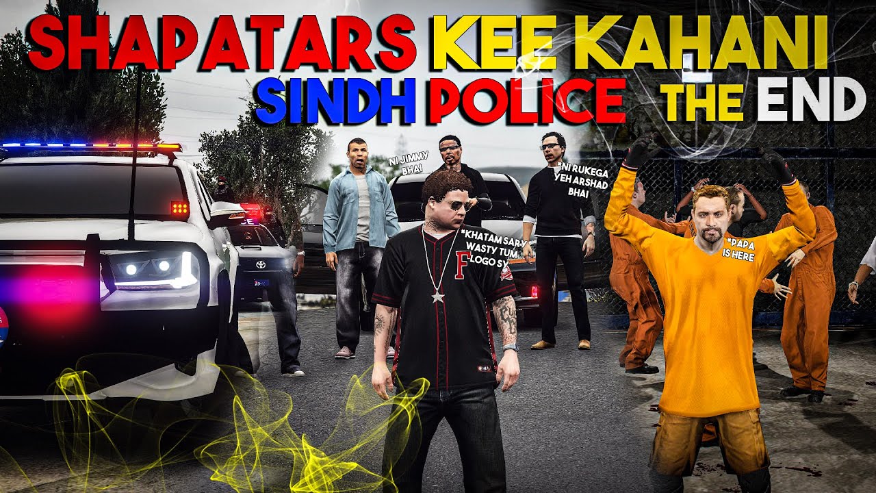 THE FALL OF SHAPATARS GANG | SINDH POLICE | REAL LIFE MOD | GTA 5 PAKISTAN