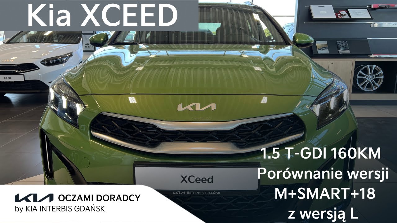 Kia XCEED [1.5 T-GDI 160KM] PORÓWNANIE wersji wyposażenia M+SMART z wersją L | 4K
