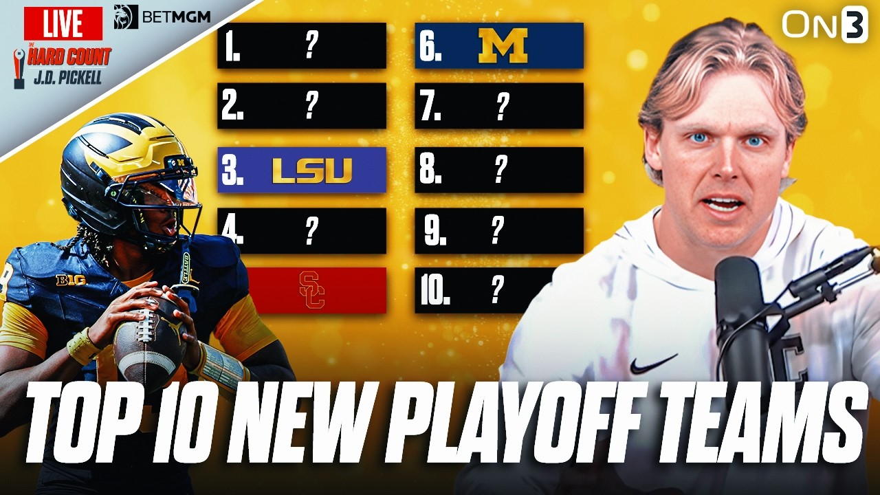Ranking NEW College Football Playoff Contenders | LSU, Michigan, Texas, Notre Dame
