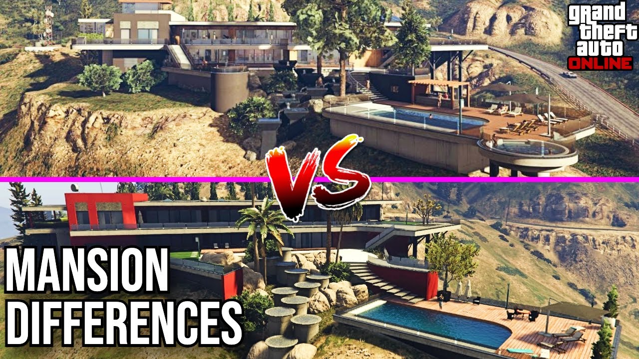 COMPARING NEW MANSIONS in GTA ONLINE!