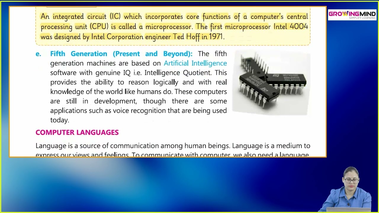 Ch 1 | The Evolution of Computers  | Let's Log On | Class 05 | Growing Mind | For children