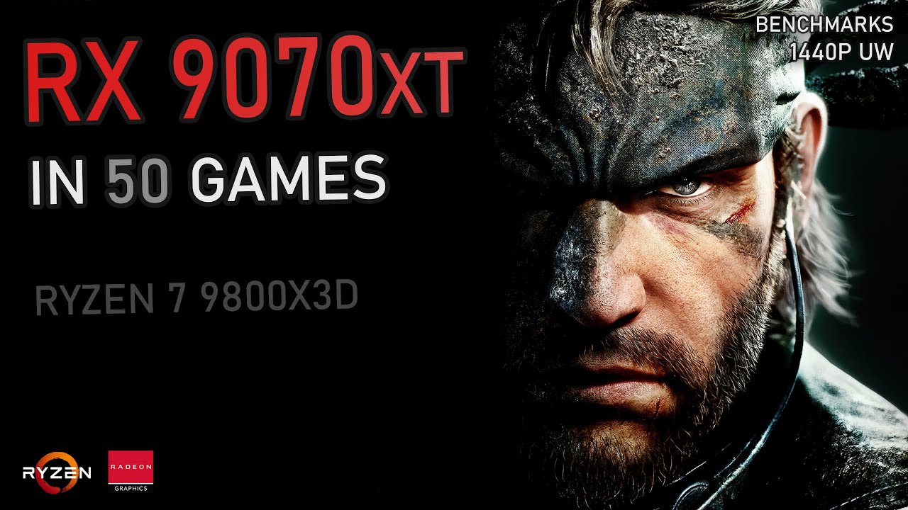 RX 9070 XT - 50 GAMES at 1440P UW | Ray Tracing, FSR4, Frame Generation & More!