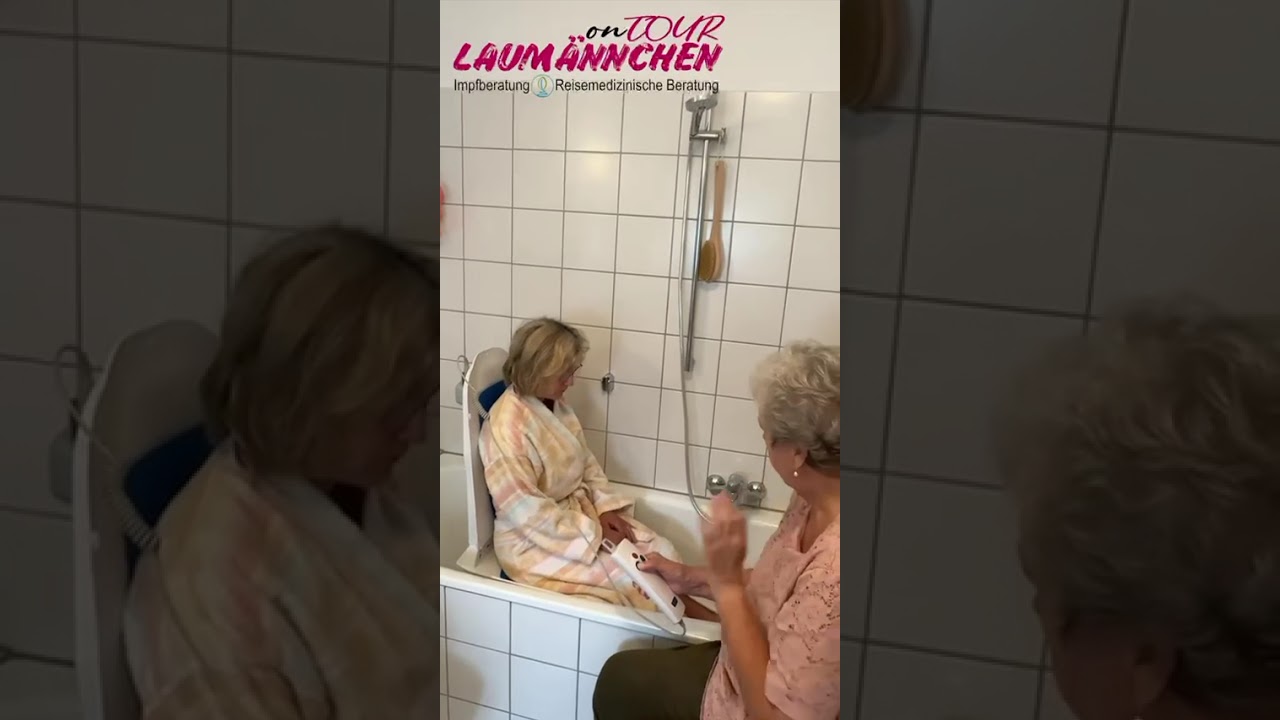 🛁🌿 Laumännchen on Tour, heute im Dienste der Entspannung - Der Badewannenlifter