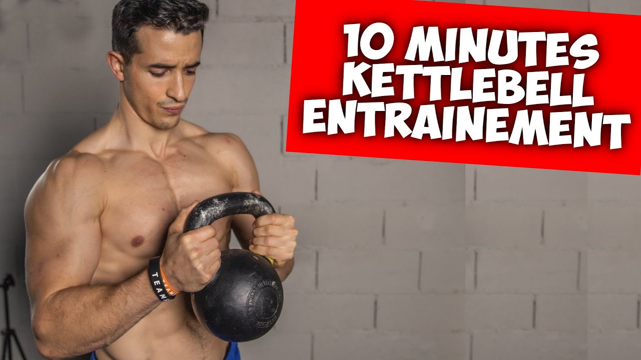 10 minutes kettlebell entraînement pour renforcer tout votre corps !