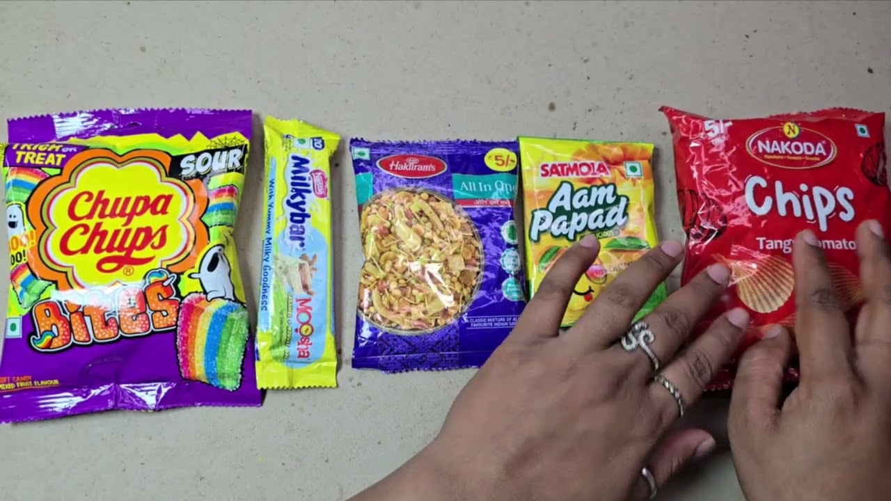 ASMR Most Popular Candies / Lots of Colorful Rainbow Lollipop Candy / Unpacking & Eating Chocolate