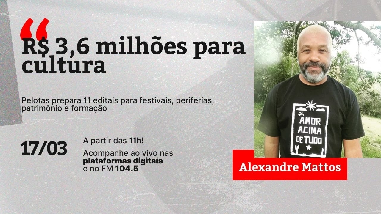 Contraponto - R$ 3,6 milhões para cultura