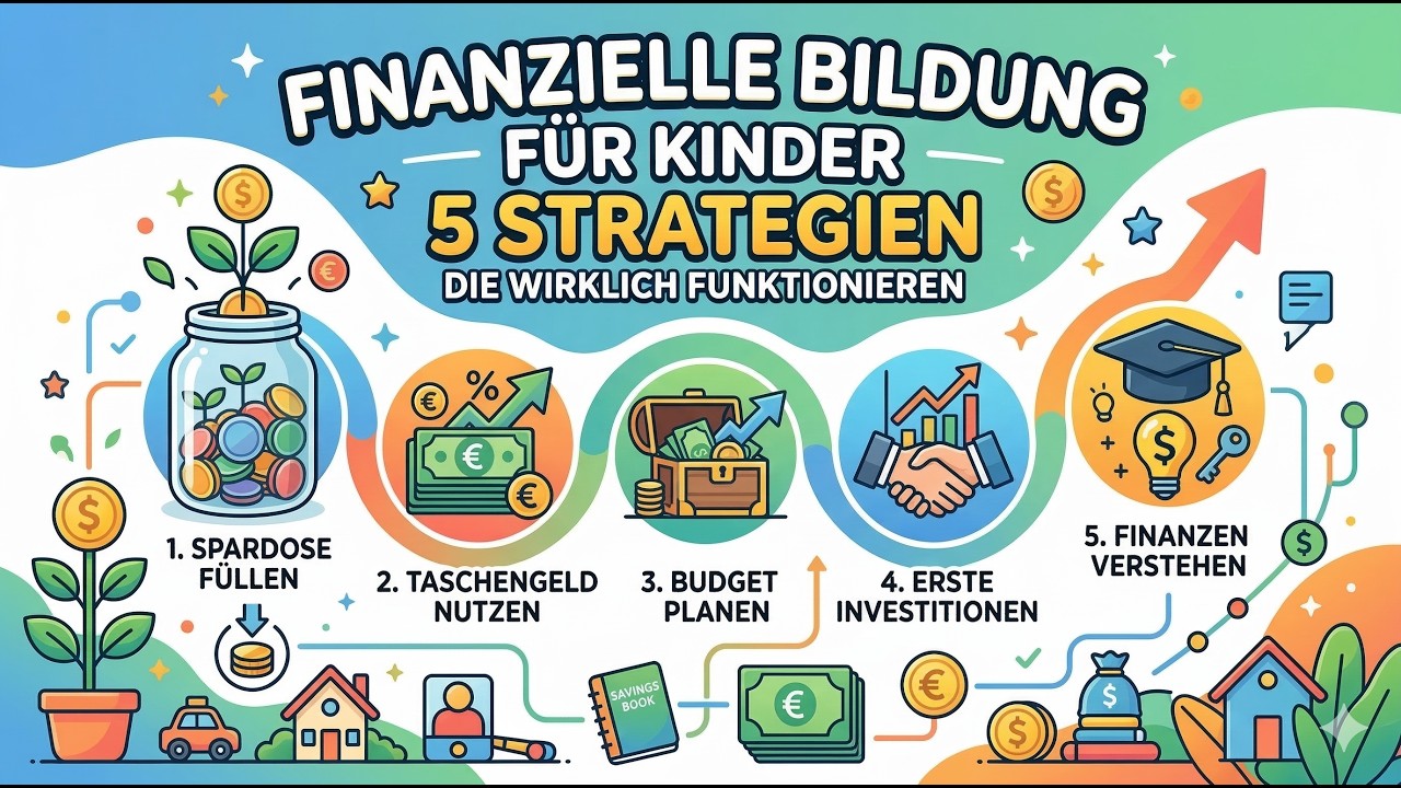 Finanzielle Bildung für Kinder: 5 Strategien, die wirklich funktionieren