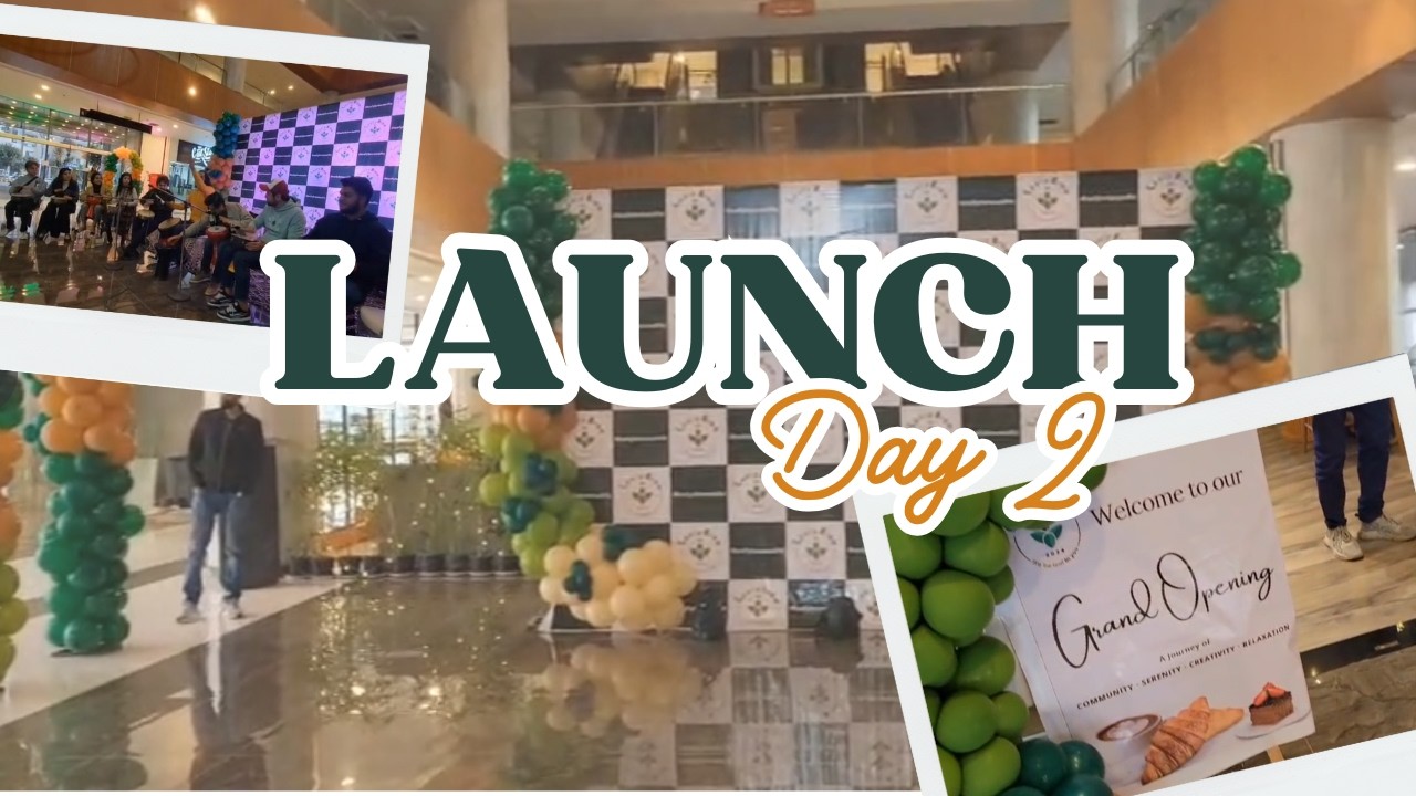 Launch day 2 | Event planner life