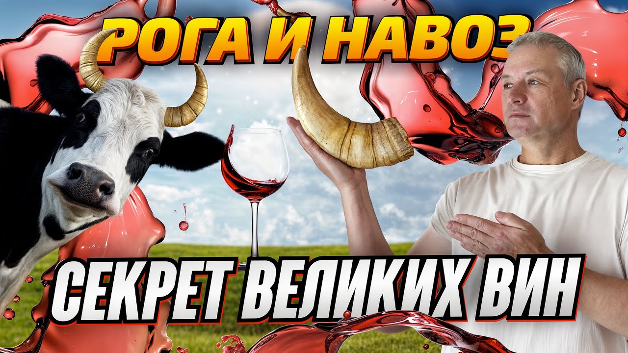 БИОДИНАМИЧЕСКОЕ ВИНОДЕЛИЕ — рога, навоз. СЕКРЕТ ВЕЛИКИХ ВИН