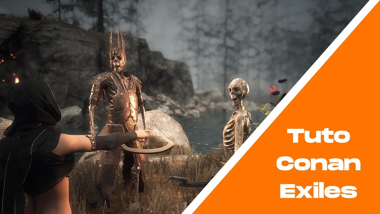 Tuto Conan Exiles - La nécromancie : squelettes, hyènes mortes-vivantes, kappa morts-vivants, etc.