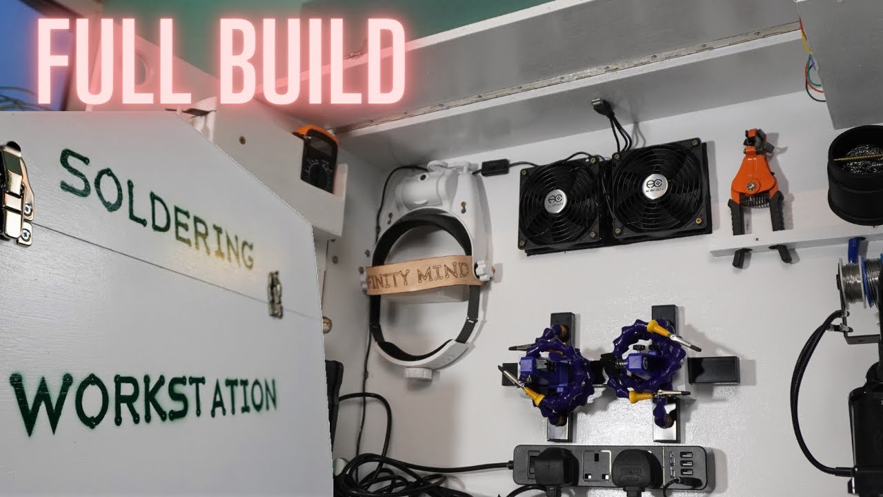 DIY electronics soldering work station build