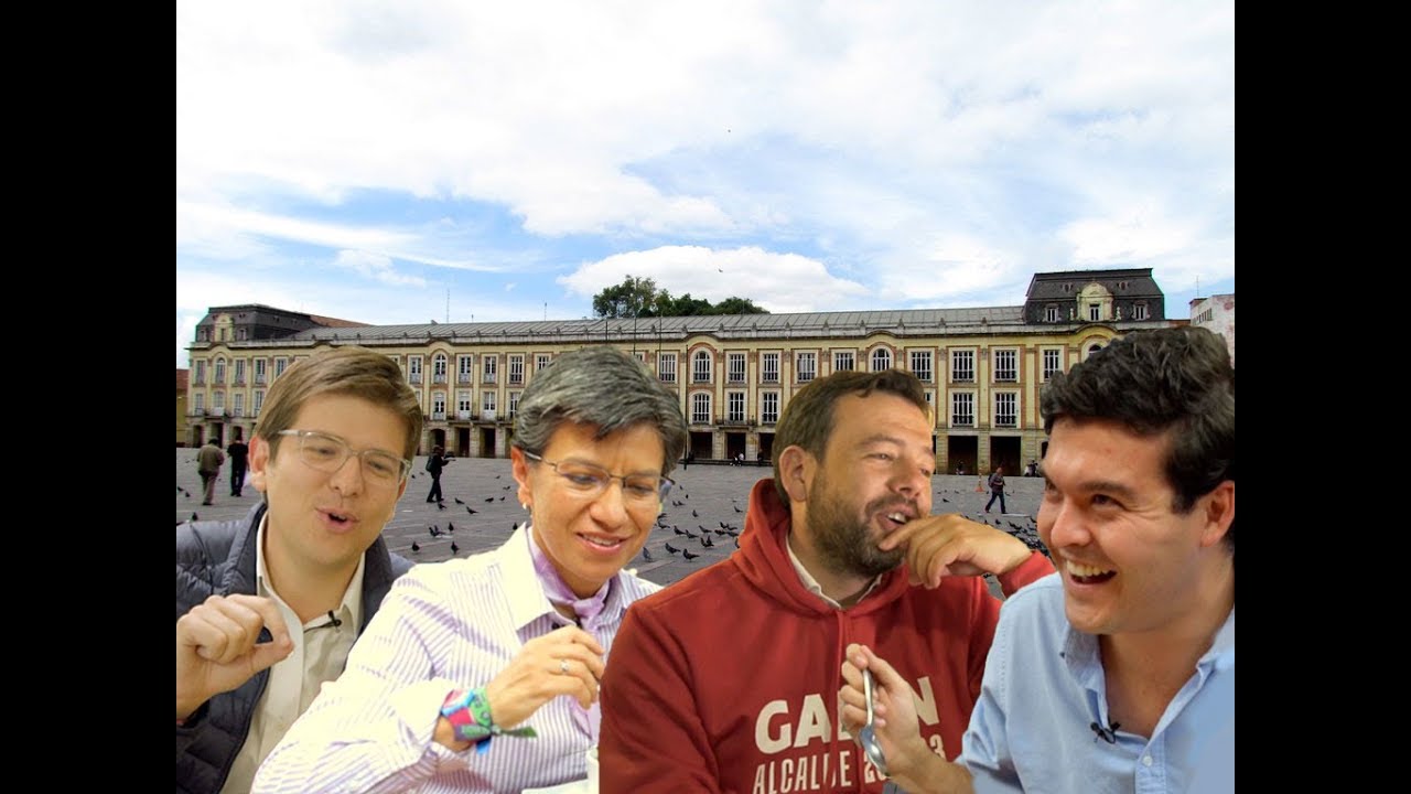 Tamal, gallina y piquete con los candidatos a la alcaldía.